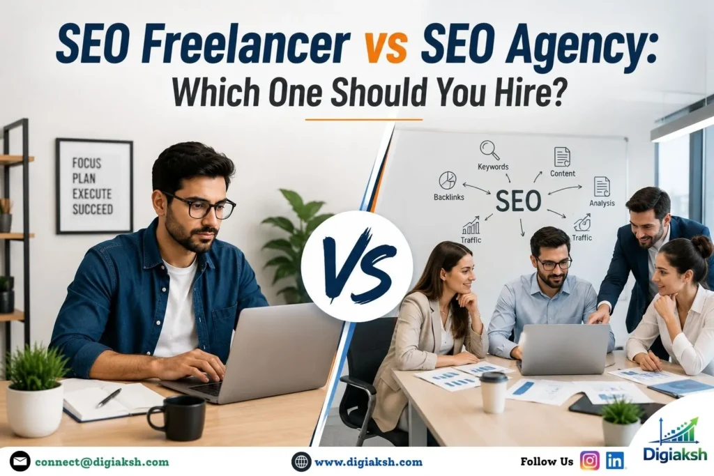 seo freelancer vs seo agency for business